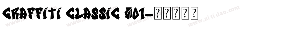 Graffiti Classic W01字体转换